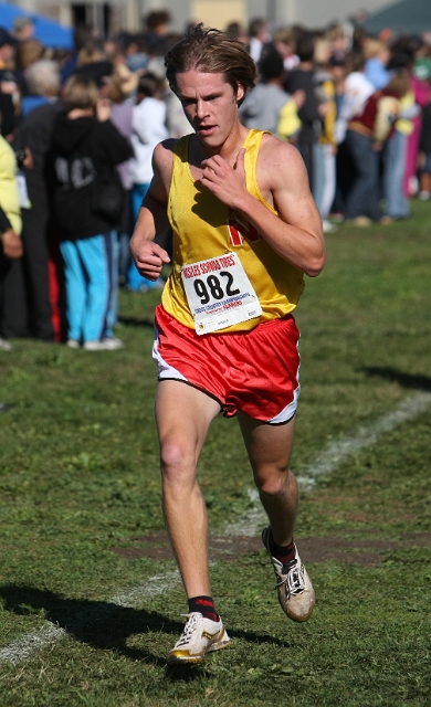 NCS XC D3 Boys-068.JPG - 2009 North Coast Section Cross Country Championships, Hayward High School, Hayward, California
